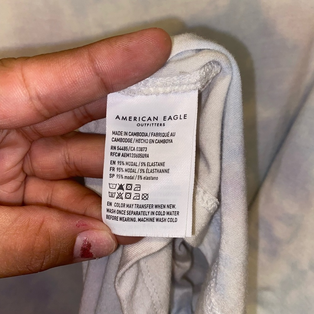 American Eagle Soft & Sexy tie dye tee - Picture 5 of 6